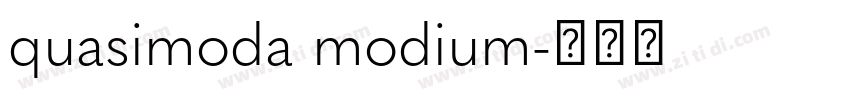 quasimoda modium字体转换